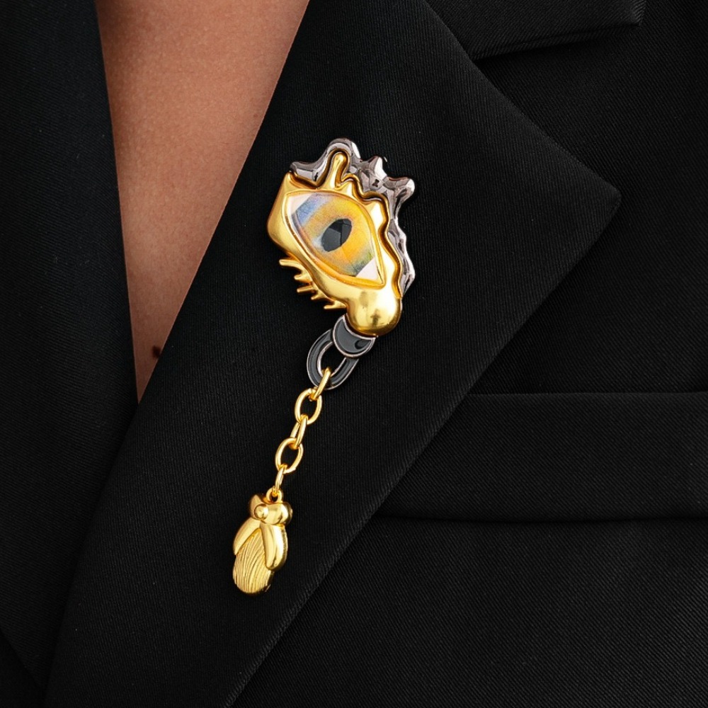 Women'S Accessories For Suit - High End Metal Eye Teardrop Tassel