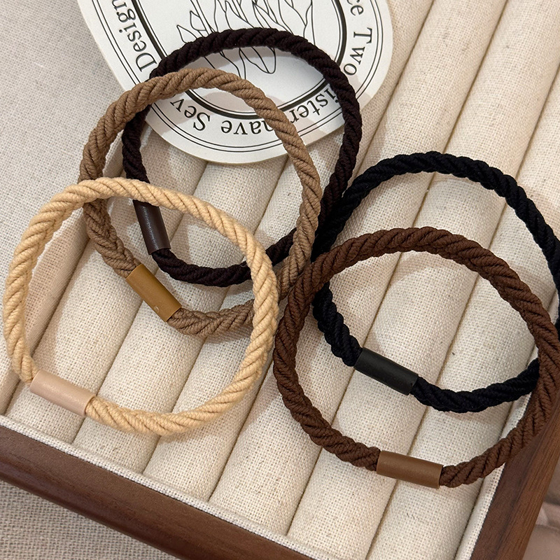 Women Accessories Online - 1/5 Pcs Set Elastic Rubber Band