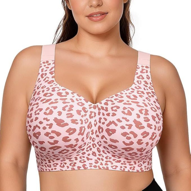 Woman Accessory - Leopard Jelly Bras No Underwire Push