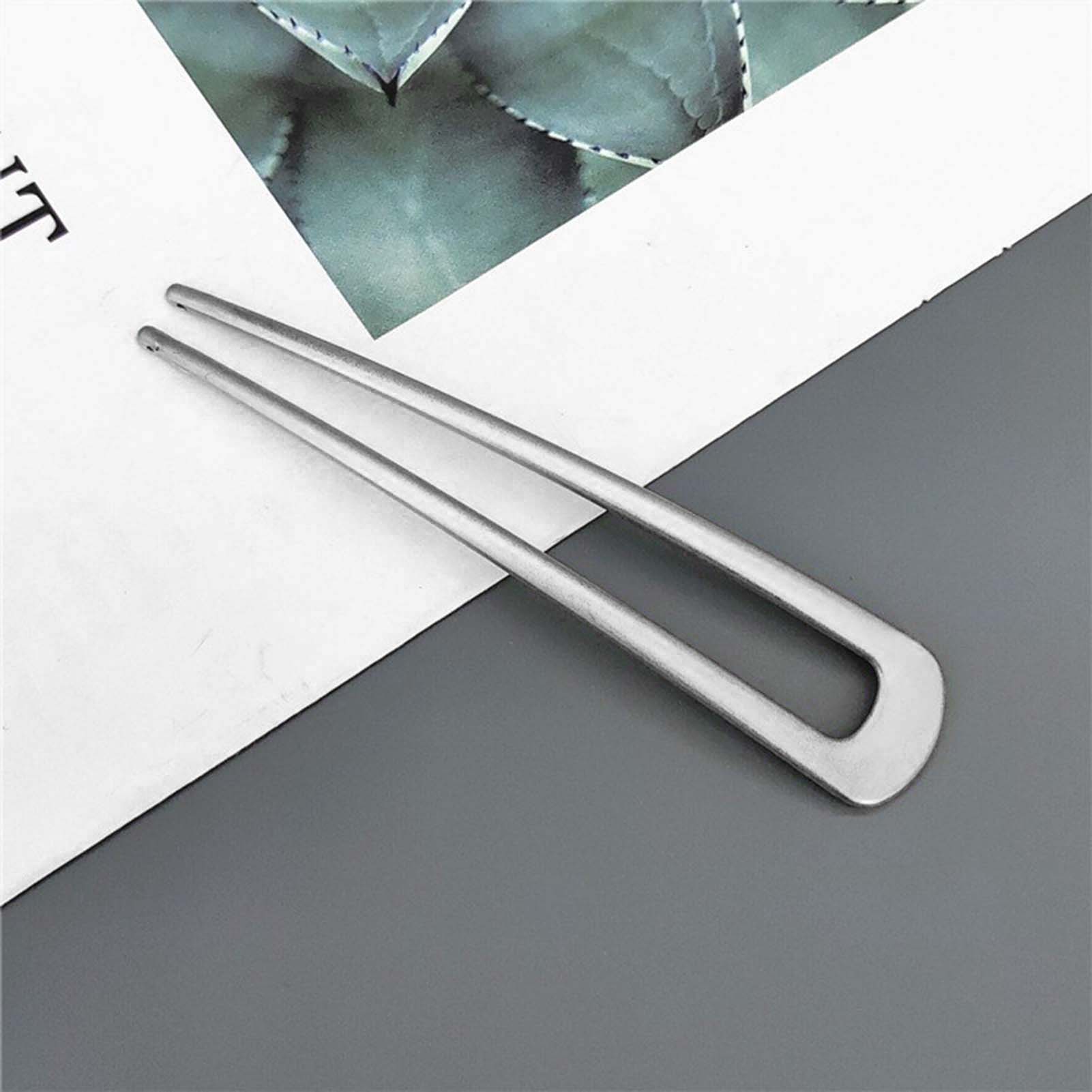 French U Shaped Hair Pins Vint - Hair Fork Stick 评论和价格