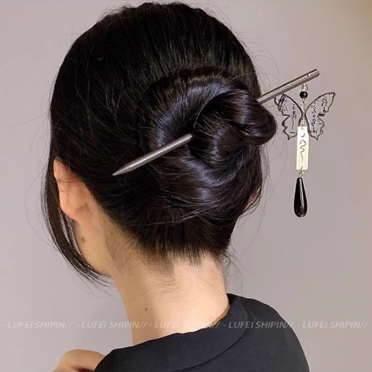 Light Luxury Wooden Tassel Hai - Hair Fork Stick 评论和价格