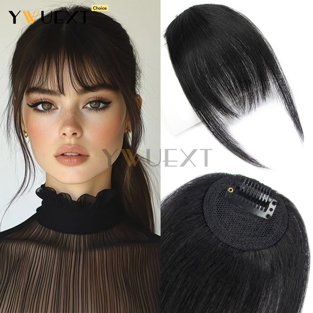 Clip In Human Hair Bangs Strai - Women Accessories Clearance 评论和价格