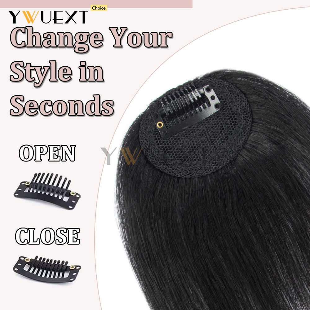 Clip In Human Hair Bangs Strai - Women Accessories Clearance 评论和价格