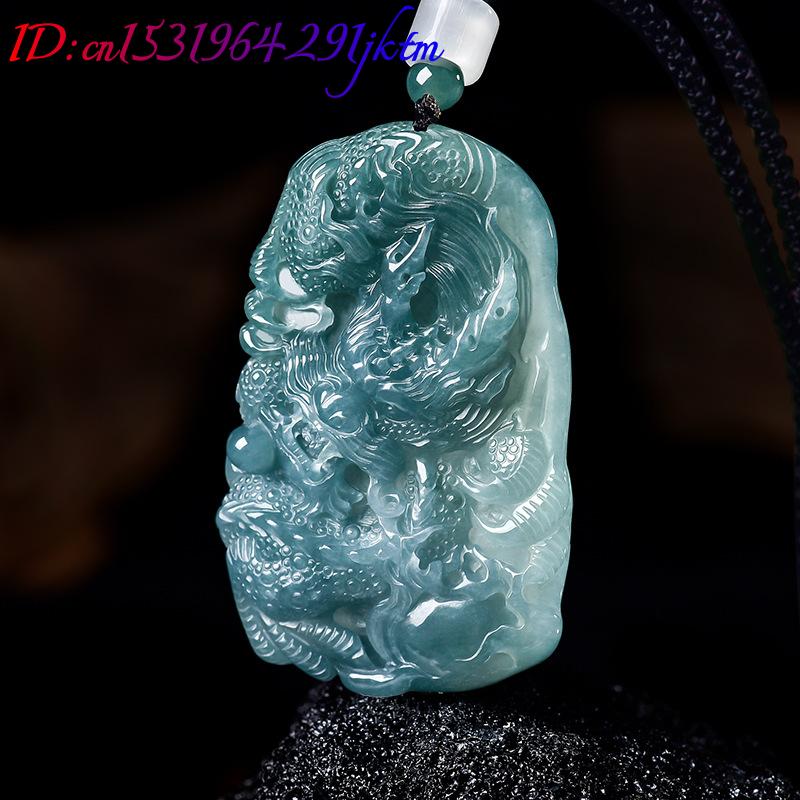 Natural Burmese Jadeite Dragon - Women Accessories To Gift 评论和价格