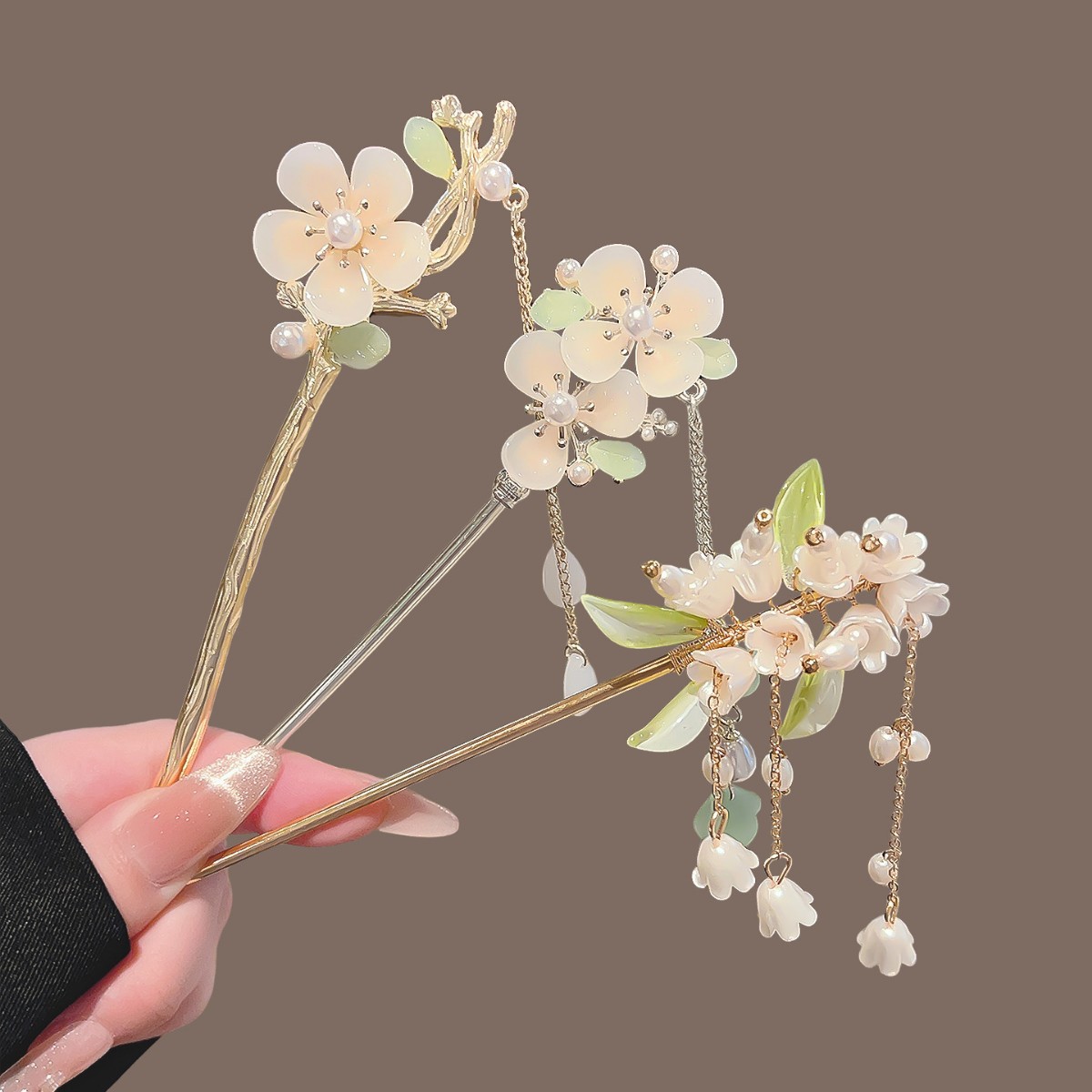 Vintage Chinese Style Tassel H - Hair Fork Stick 评论和价格