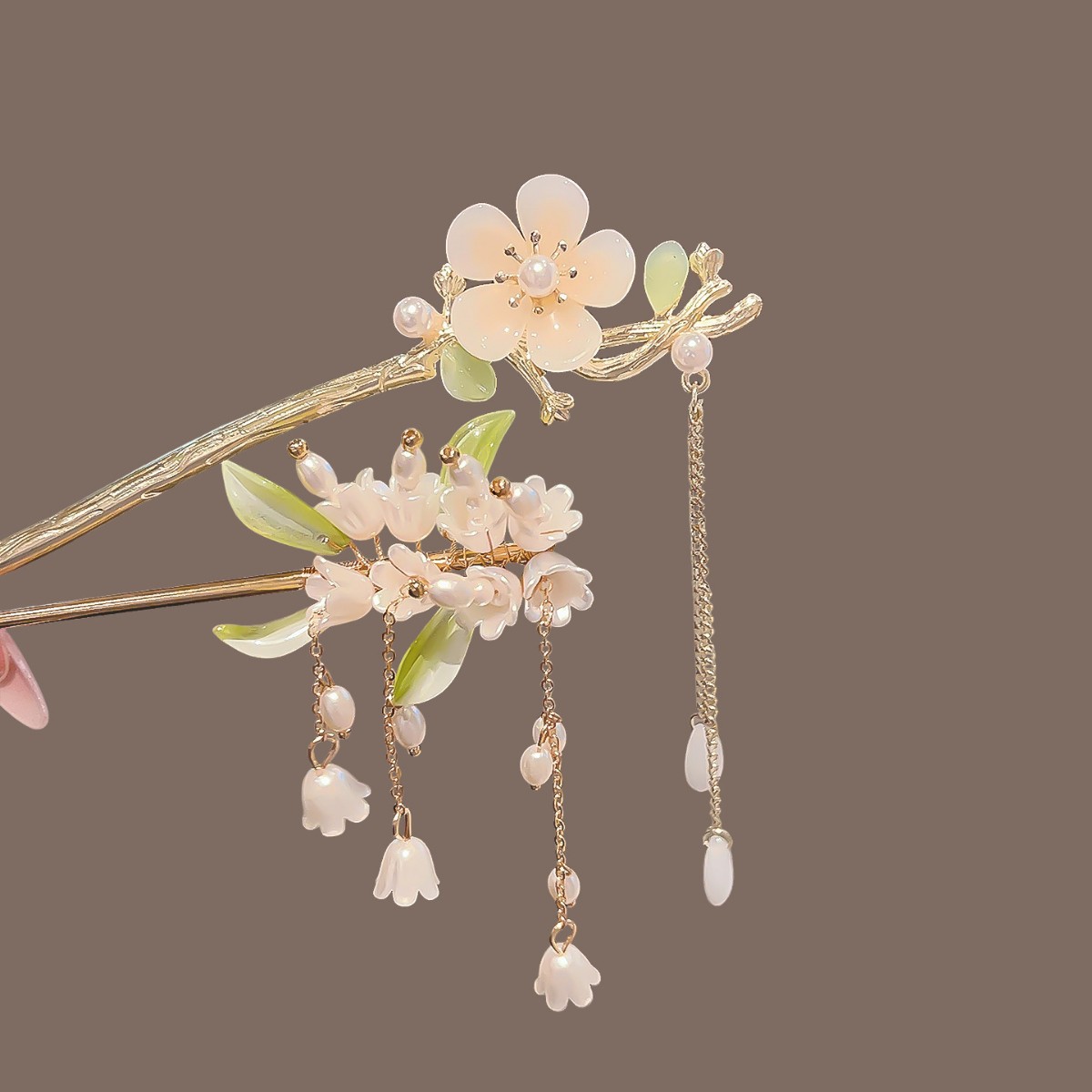 Vintage Chinese Style Tassel H - Hair Fork Stick 评论和价格