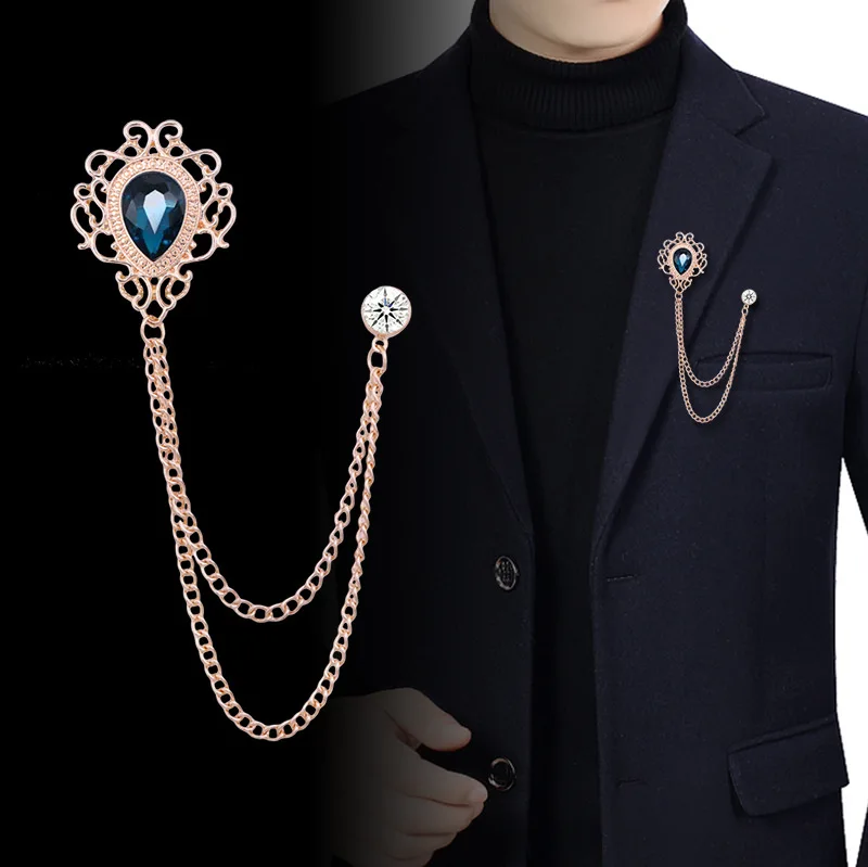 New Vintage Tassel Chain Rhine - Women'S Accessories For Suit 评论和价格