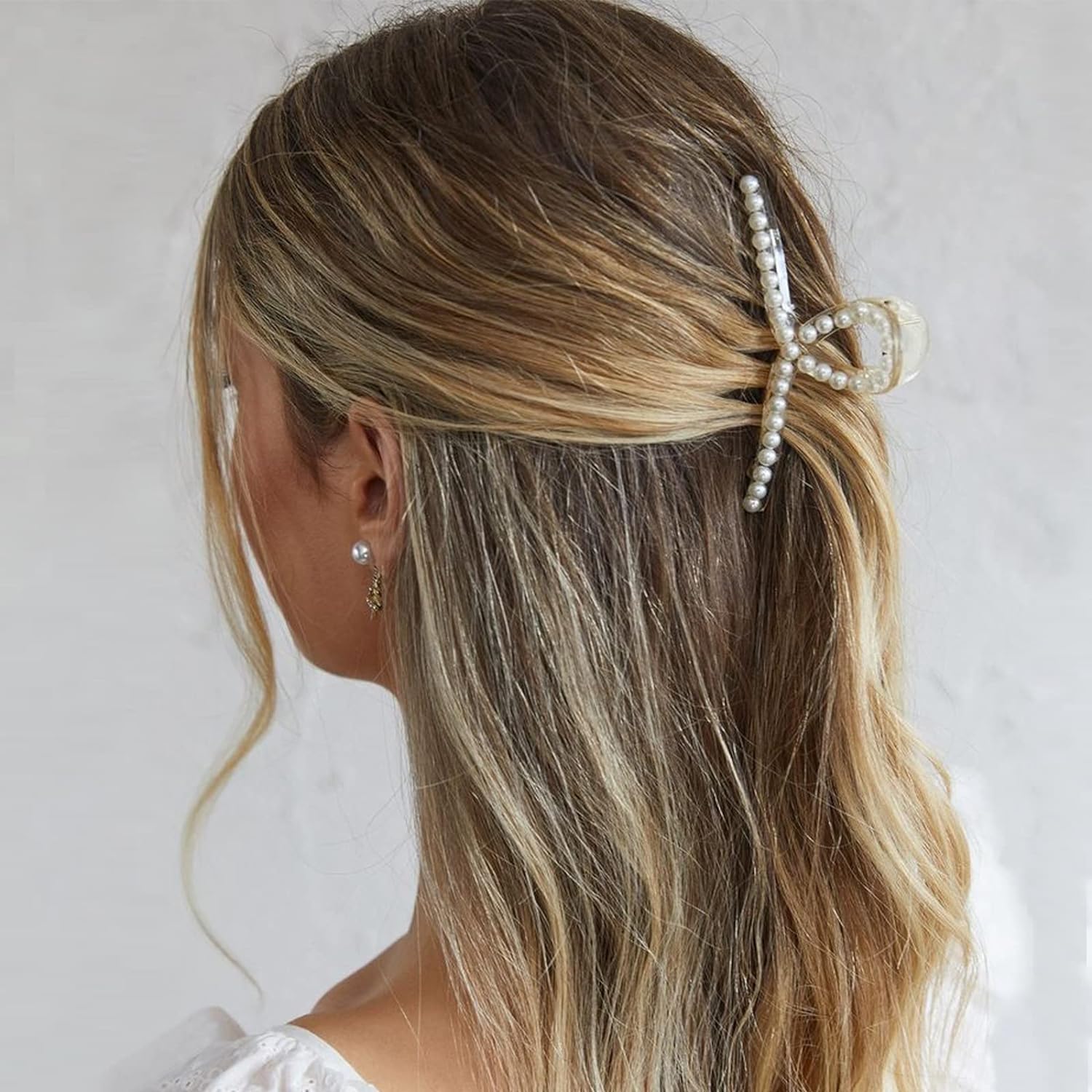 Elegant Imitation Pearl Hair C - Women Accessories Online 评论和价格