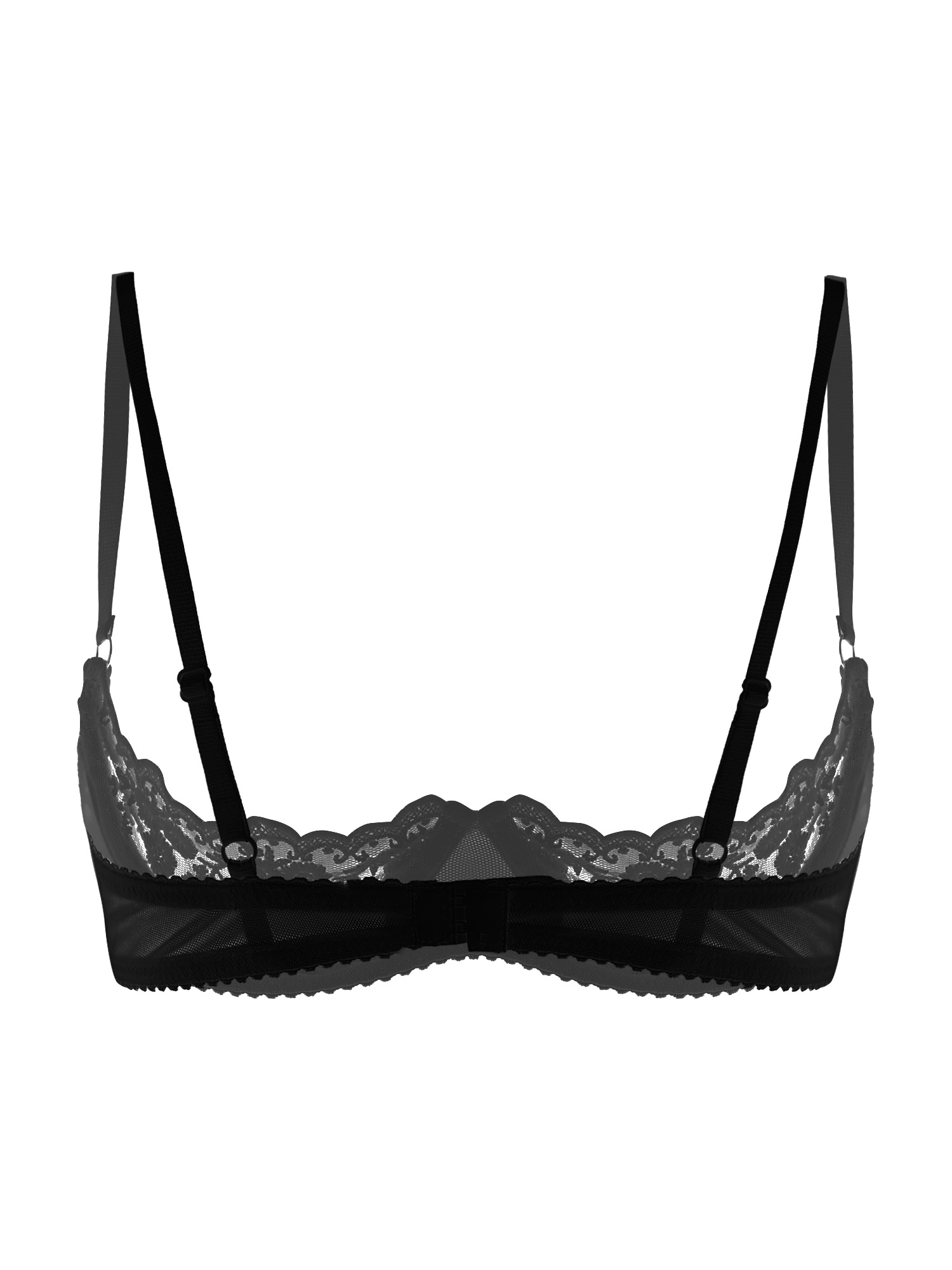 Women Sexy Open Cups Bra Sheer - Woman Accessory 评论和价格
