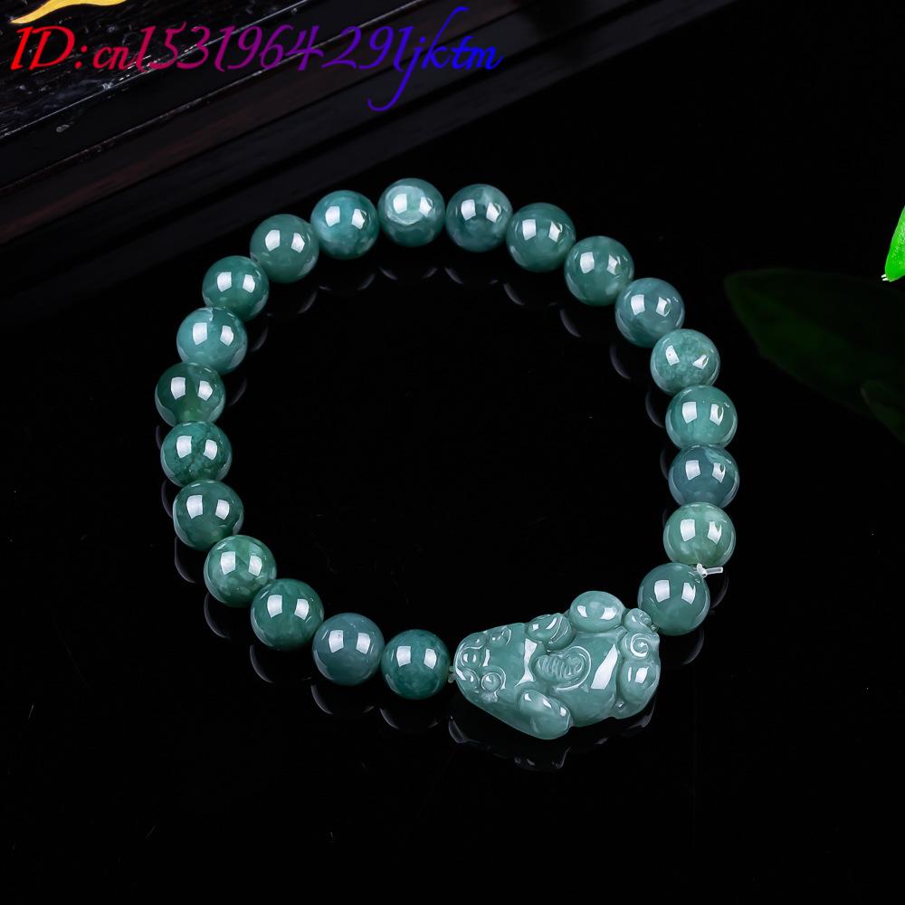 Natural Burmese Jadeite Pixiu  - Woman Accessory 评论和价格
