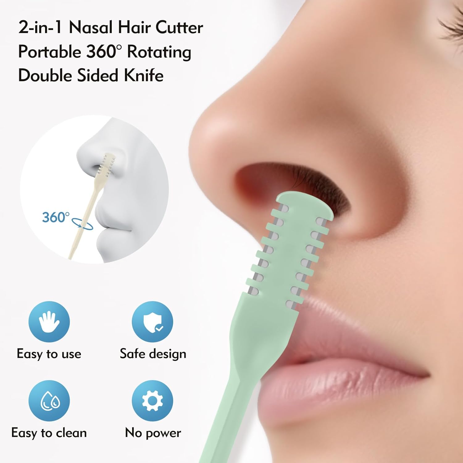 5/20/50Pcs 2-in-1 Nasal Cutter - Women Accessories Clearance 评论和价格