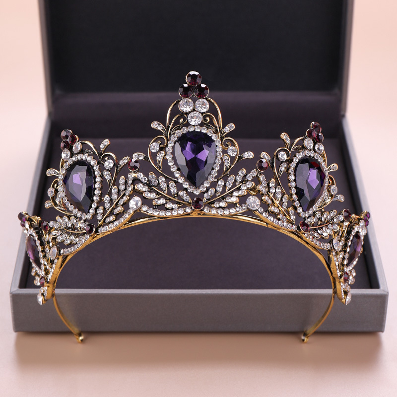Elegant Crown Headpiece Baroqu - Women Accessories To Gift 评论和价格