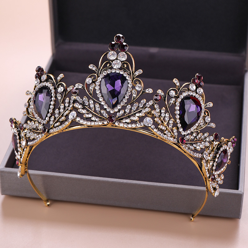 Elegant Crown Headpiece Baroqu - Women Accessories To Gift 评论和价格