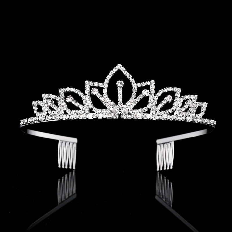Silver Color Sparkling Rhinest - Women Accessories To Gift 评论和价格