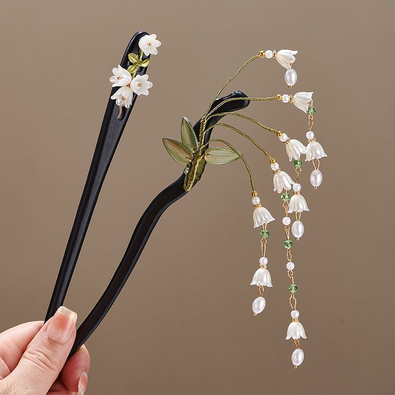 Lily Of The Valley1 Hair Stick - Hair Fork Stick 评论和价格