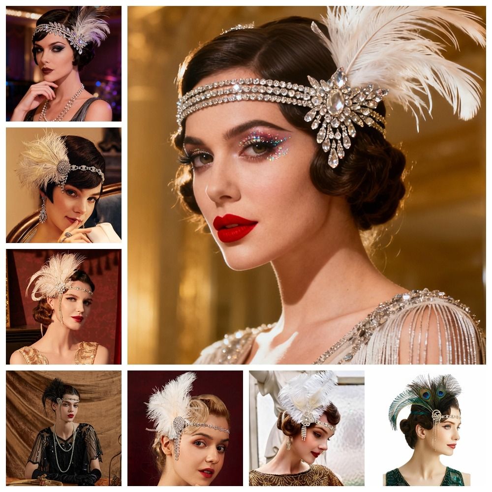 Retro Vintage Feather Headband - Women Accessories Online 评论和价格