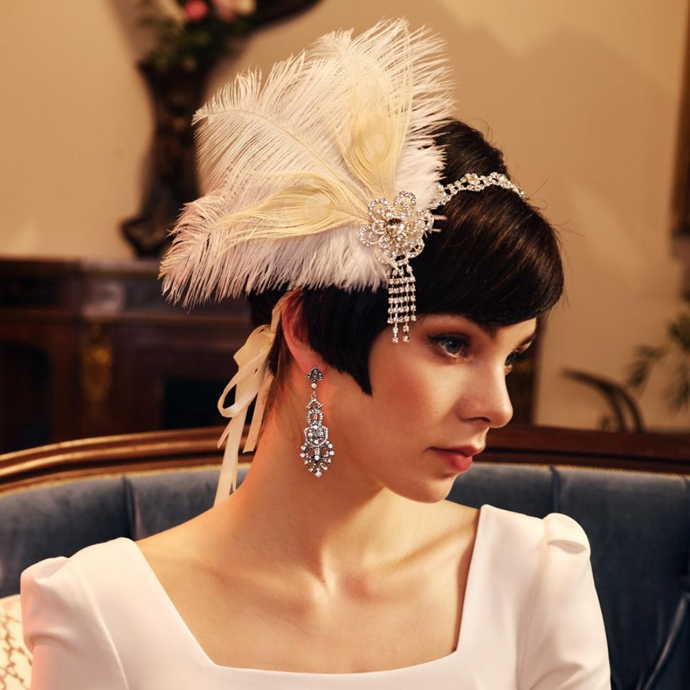Retro Vintage Feather Headband - Women Accessories Online 评论和价格