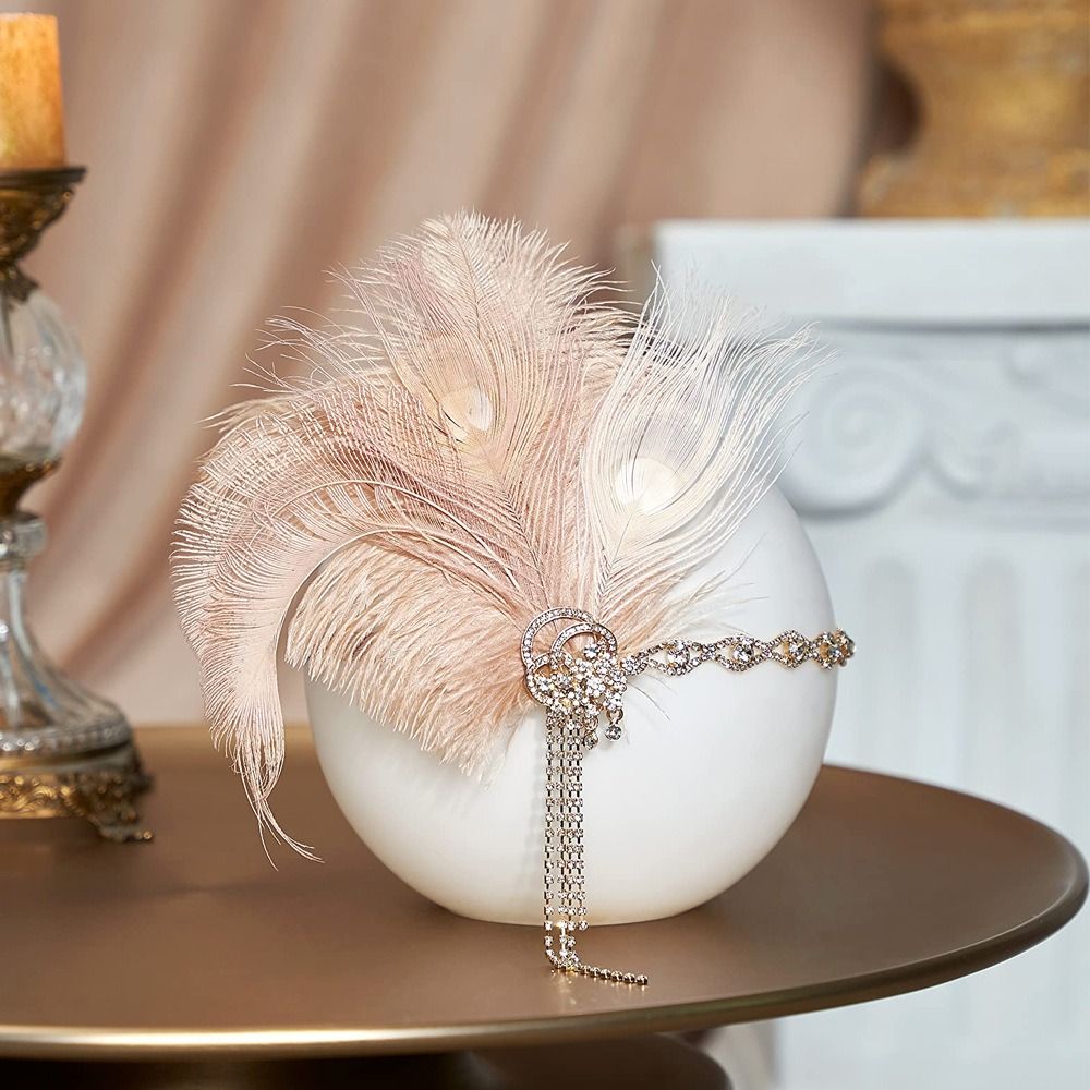 Retro Vintage Feather Headband - Women Accessories Online 评论和价格