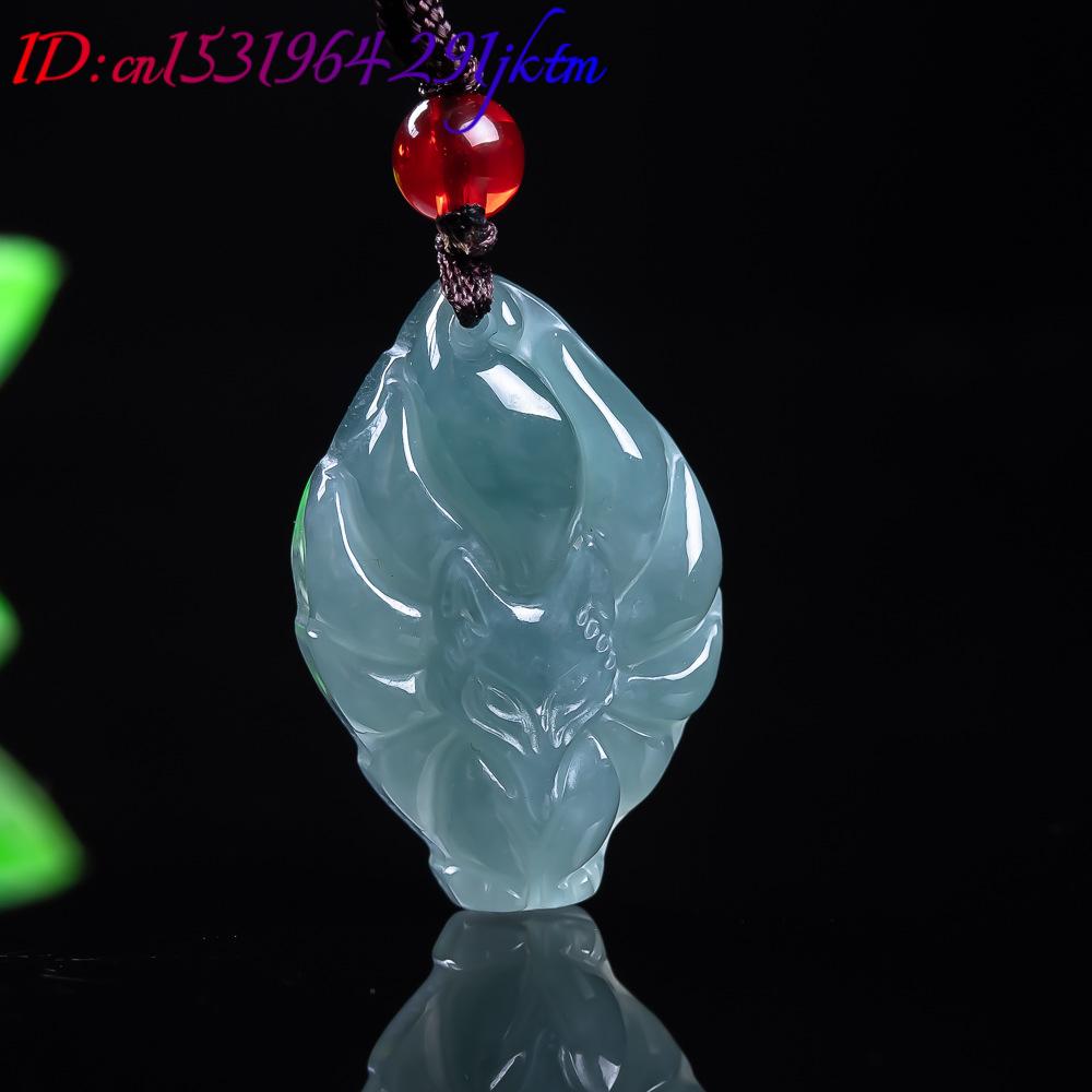 Natural Burmese Jadeite Fox Pe - Women Accessories To Gift 评论和价格