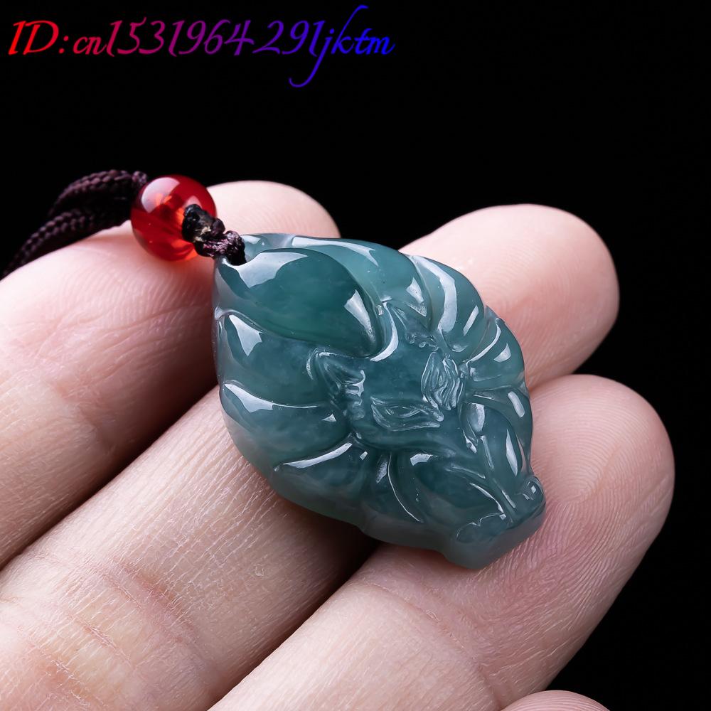 Natural Burmese Jadeite Fox Pe - Women Accessories To Gift 评论和价格