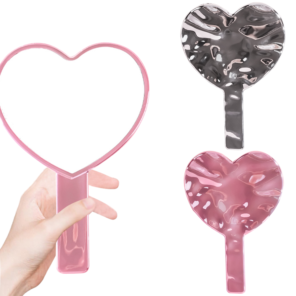 1pc Handheld Makeup Mirror Ele - Women Accessories Online 评论和价格