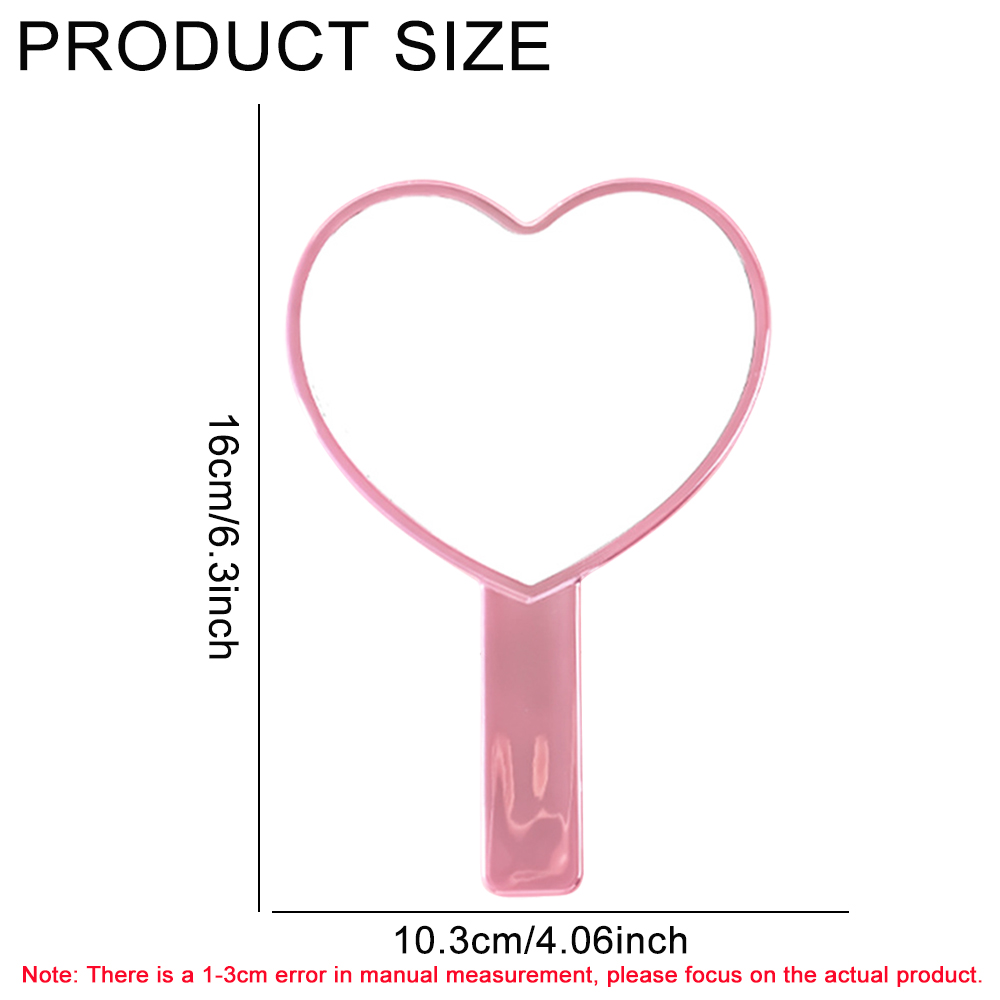 1pc Handheld Makeup Mirror Ele - Women Accessories Online 评论和价格