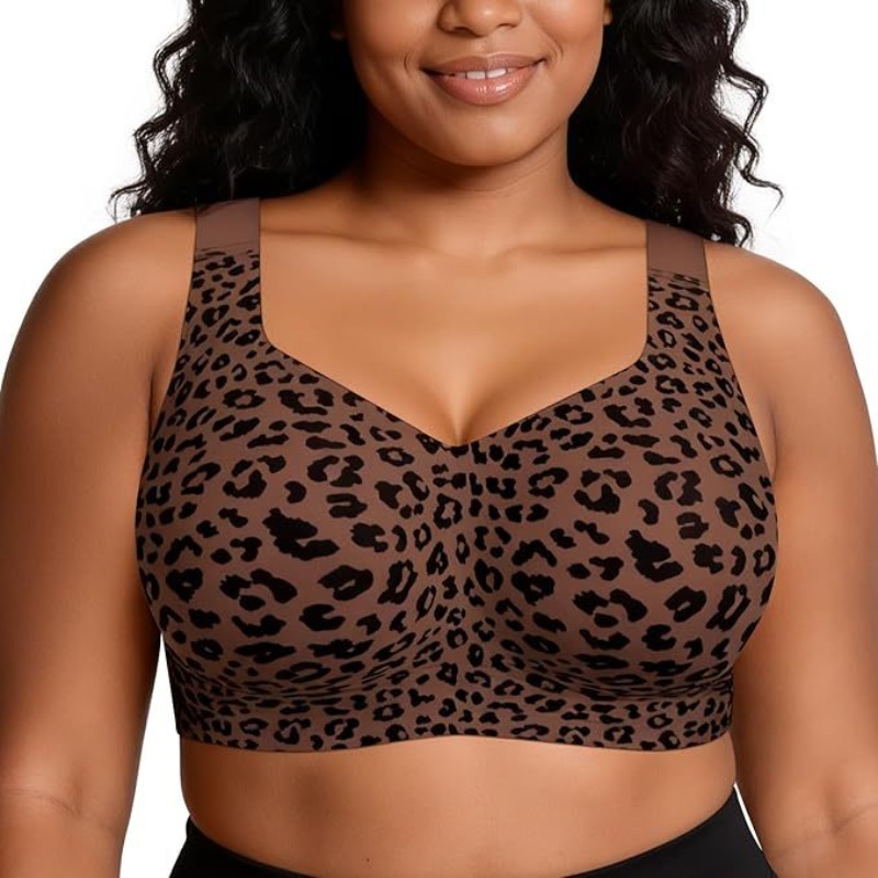 Leopard Jelly Bras No Underwir - Woman Accessory 评论和价格