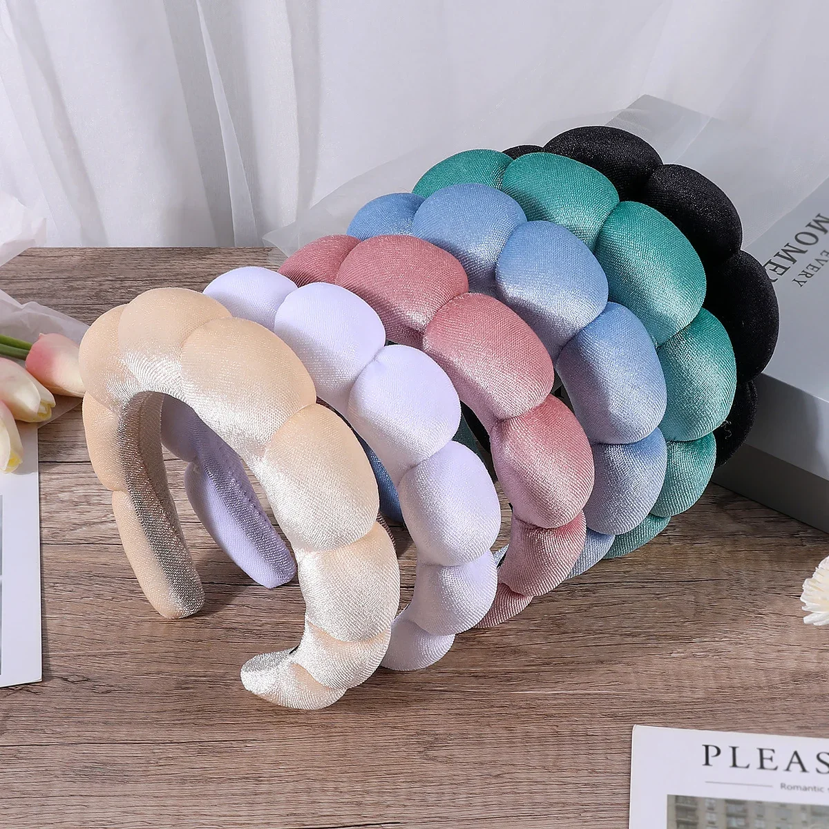 Sponge Headbands for Women Gir - Women Accessories Online 评论和价格
