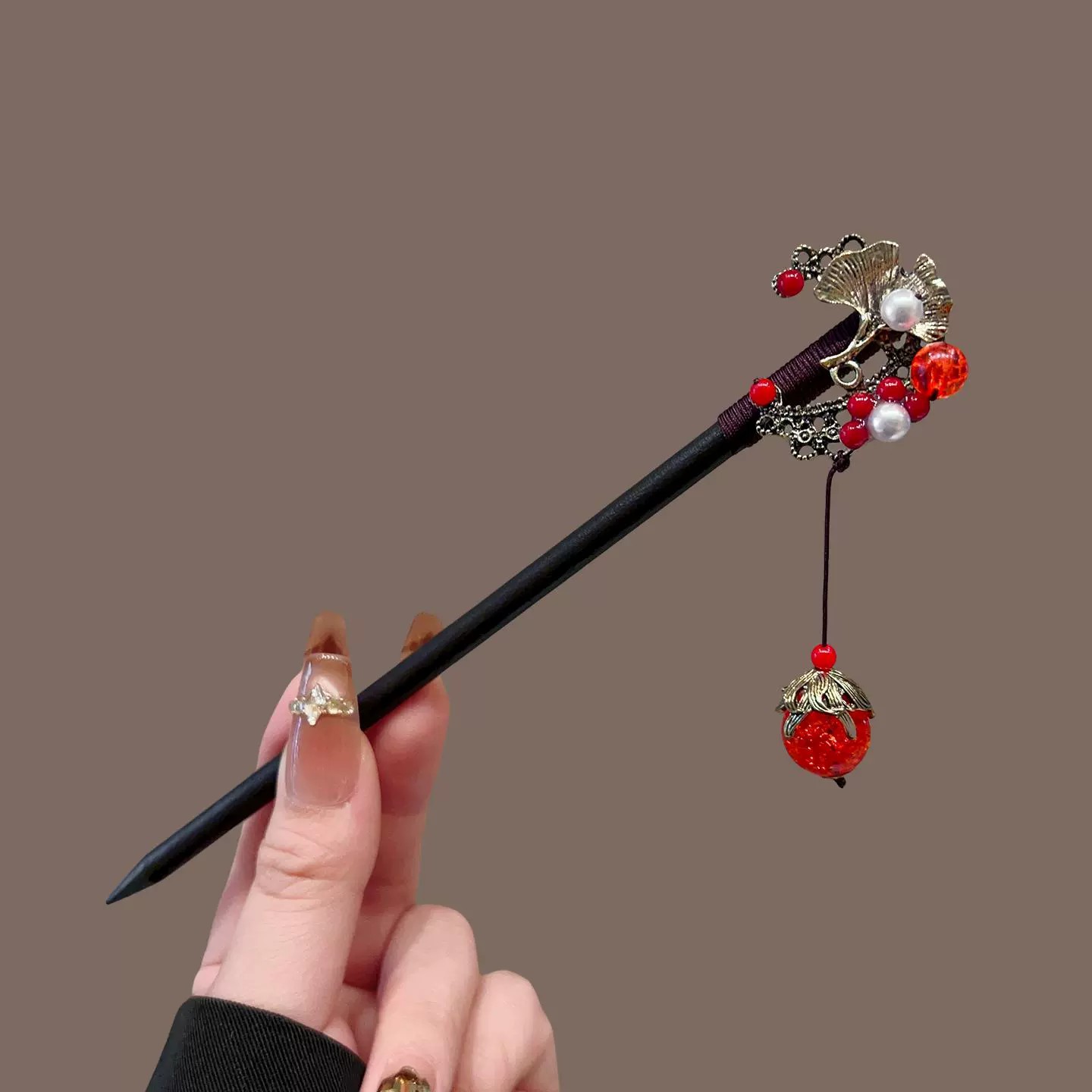 Antique Wooden Hairpin Women's - Hair Fork Stick 评论和价格