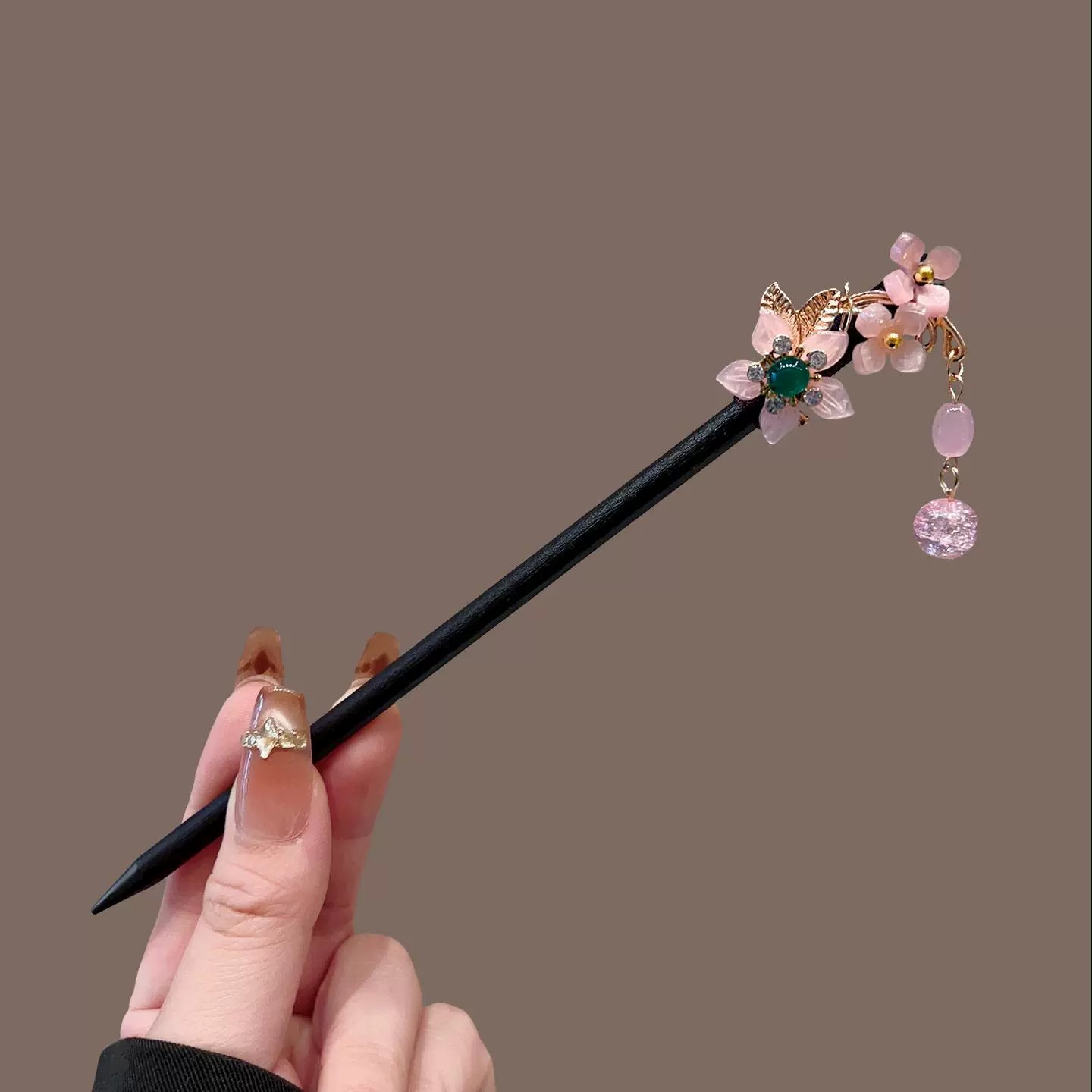 Antique Wooden Hairpin Women's - Hair Fork Stick 评论和价格