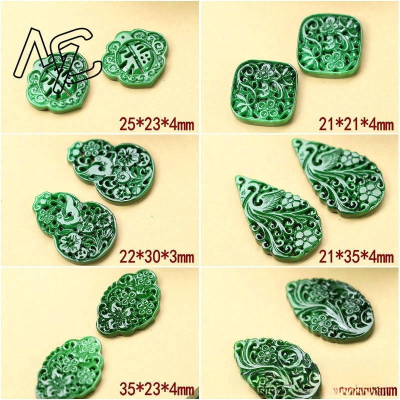 2pcs DIY Natural Dry Green Eme - Women Accessories To Gift 评论和价格