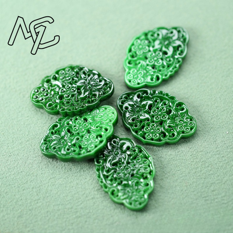 2pcs DIY Natural Dry Green Eme - Women Accessories To Gift 评论和价格
