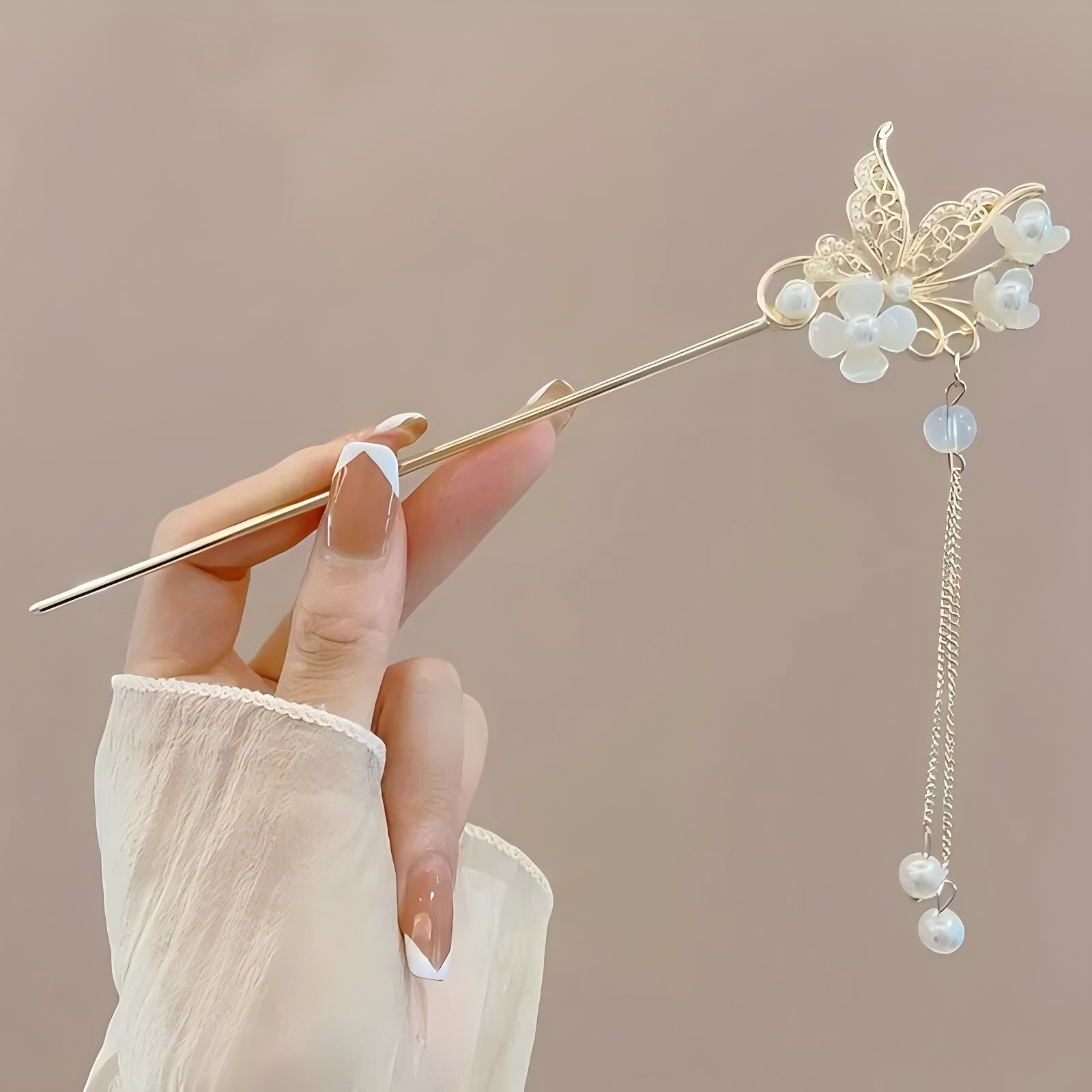 1/6pcs Elegant Chinese Style T - Hair Fork Stick 评论和价格