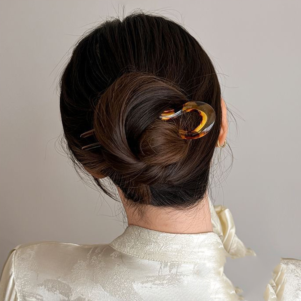 U-Shaped Hair Fork Fashion Tor - Hair Fork Stick 评论和价格
