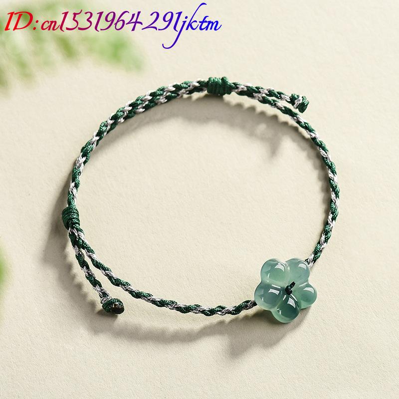 Burmese Jadeite Flower Bracele - Woman Accessory 评论和价格