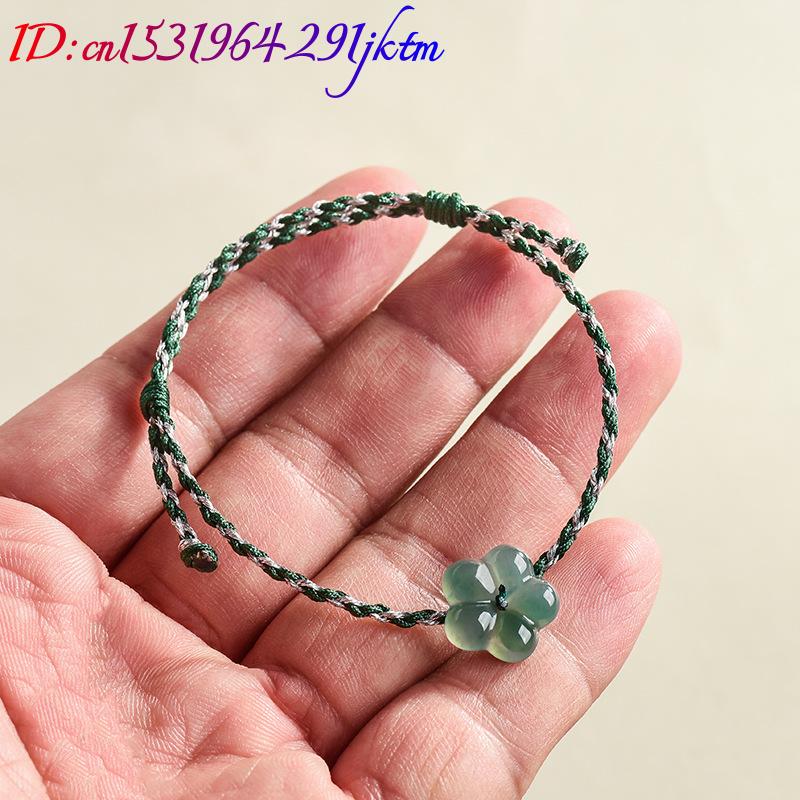 Burmese Jadeite Flower Bracele - Woman Accessory 评论和价格