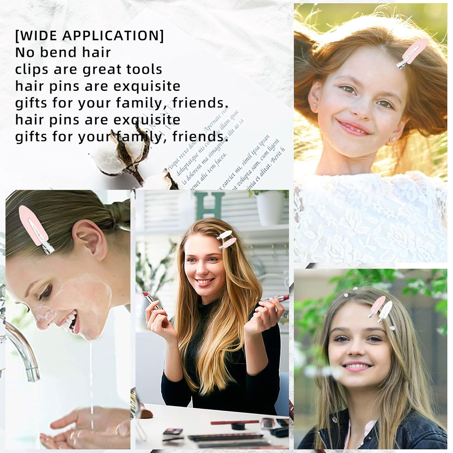20pcs No Crease Basic Hair Cli - Women Accessories Online 评论和价格