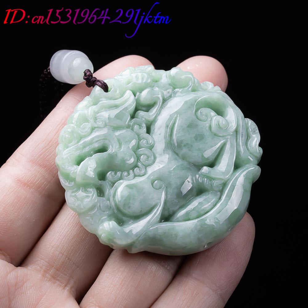 Natural Myanmar Jadeite Pixiu  - Women Accessories To Gift 评论和价格