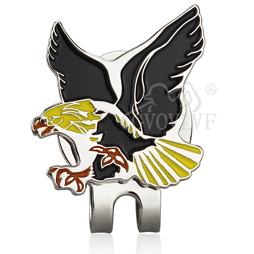 1pc Yellow Eagle Golf Hat Clip - Women'S Eagles Accessories 评论和价格