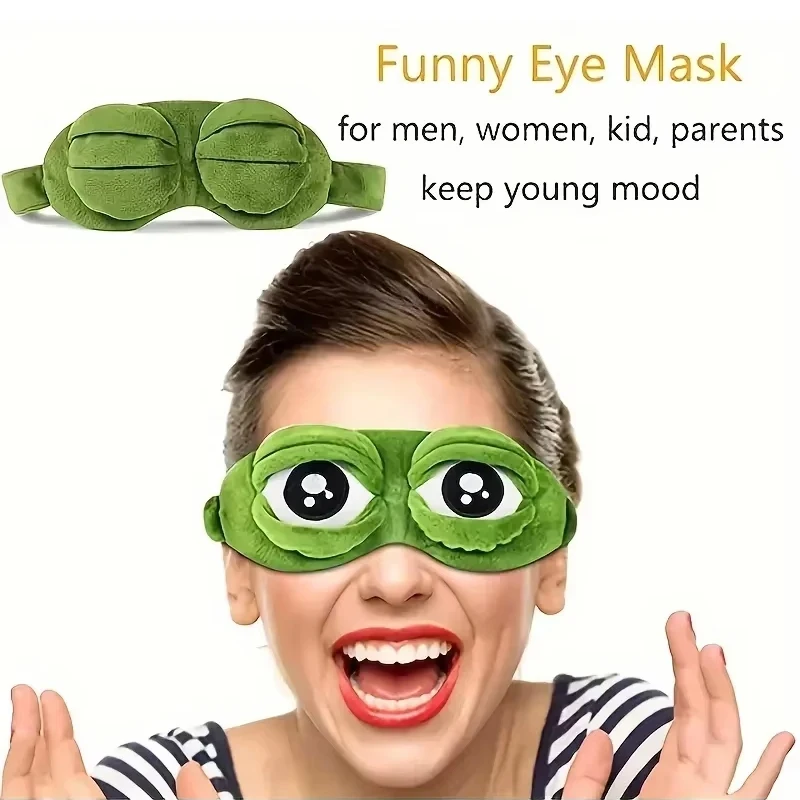 Frog Shaped Eye Mask Party Gam - Woman Accessory 评论和价格