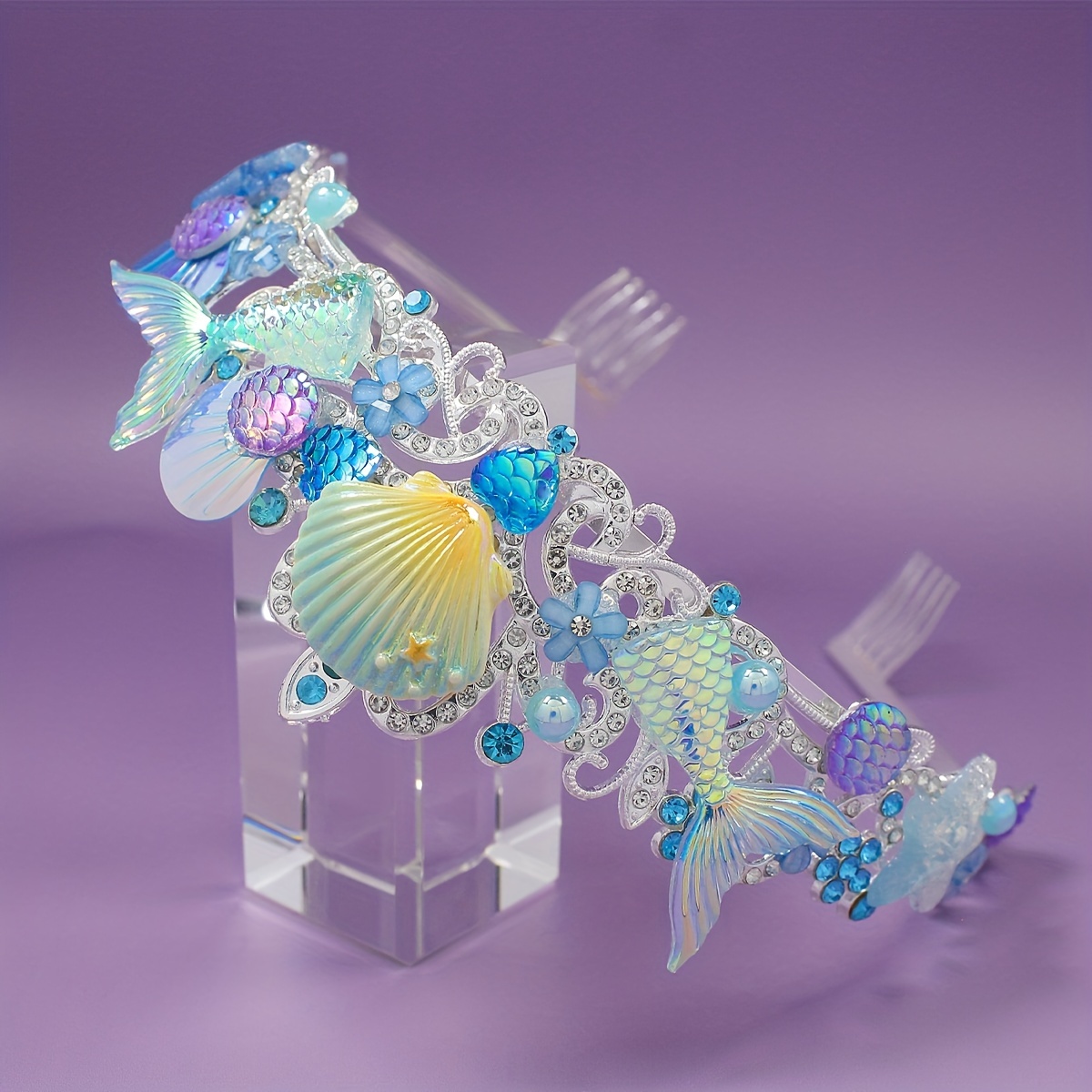 2025 New Mermaid Hair Comb Cro - Women Accessories To Gift 评论和价格